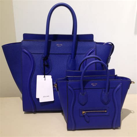 celine nano cobalt blue|celine nano luggage review.